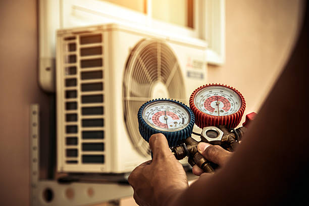 Professional Hvac Installation technician working in Morganton, NC